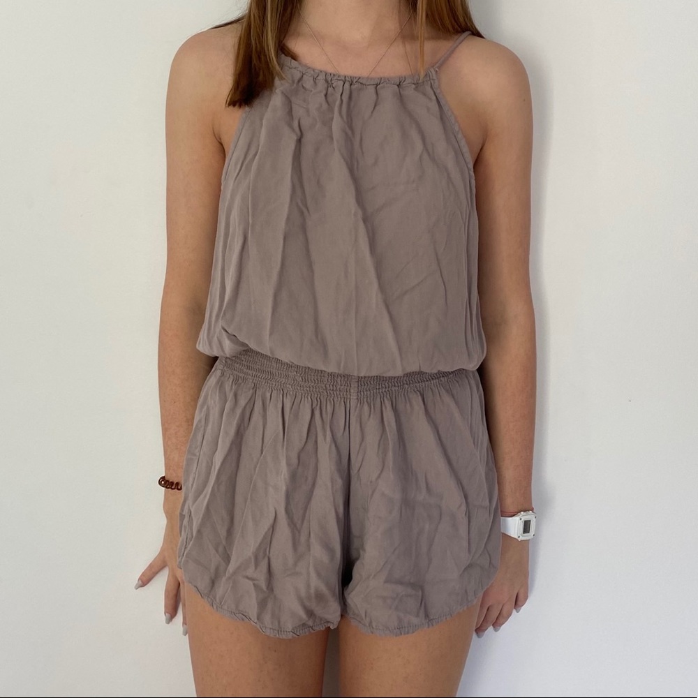 Purple romper